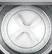 Alt View 22. GE - 4.8 Cu. Ft. High-Efficiency Top Load Washer - White/Silver Backsplash.