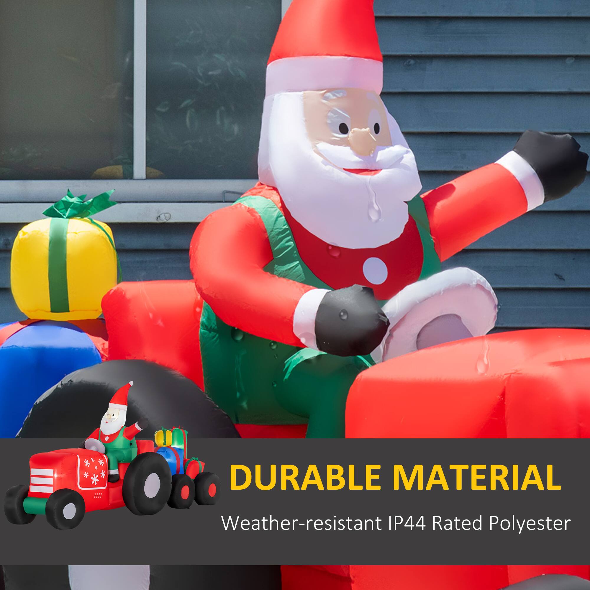 DURABLE MATERIAL  
Weather-resistant IP44 Rated Polyester