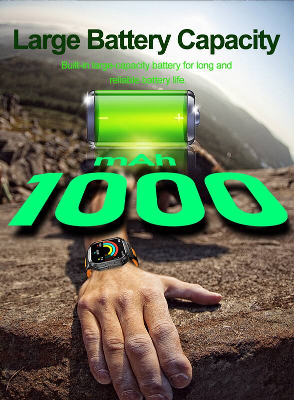 Large Battery Capacity  
Built-in large-capacity battery for long and reliable battery life.  
mAh 1000