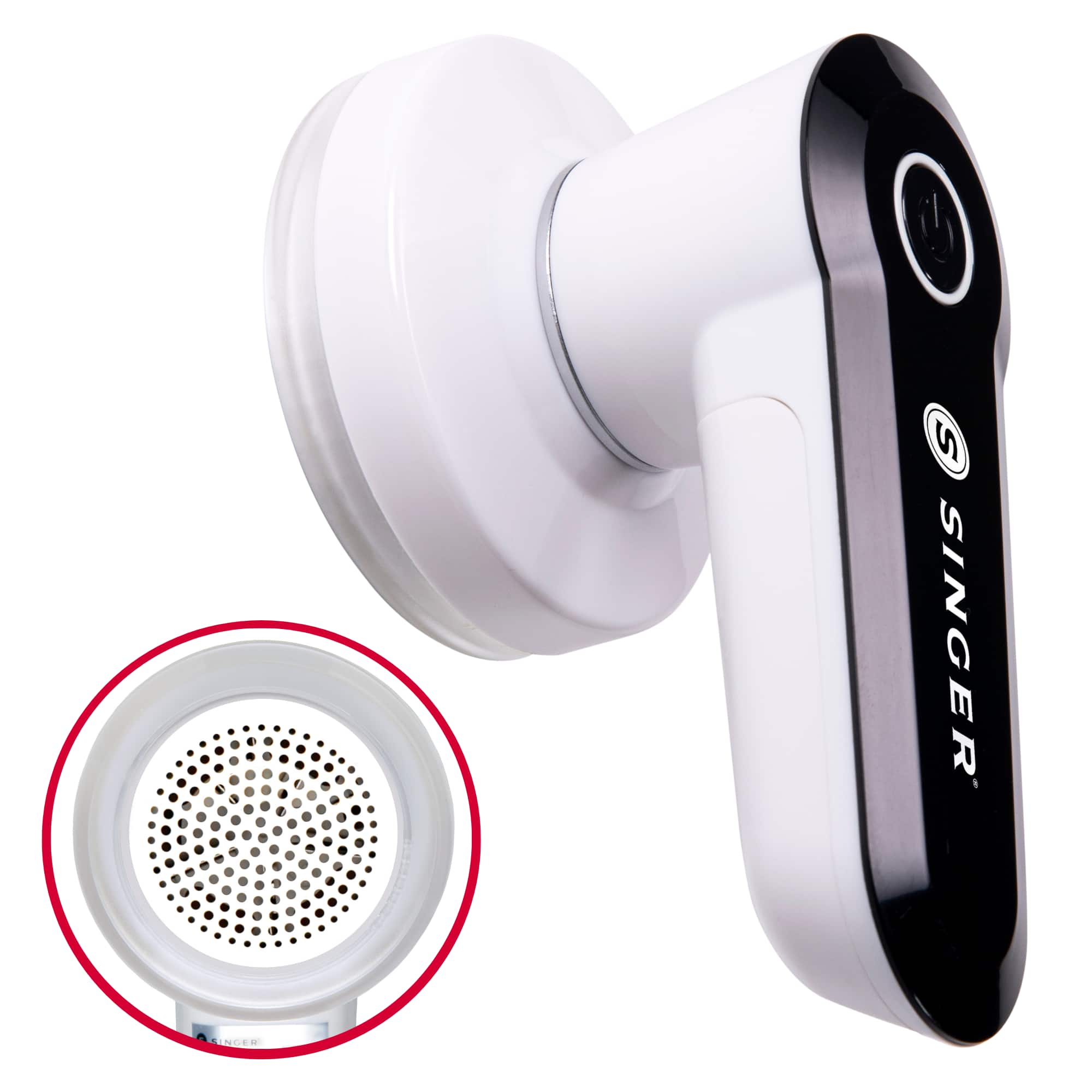 Singer - Compact Fabric Shaver and Lint Remover - Battery Operated