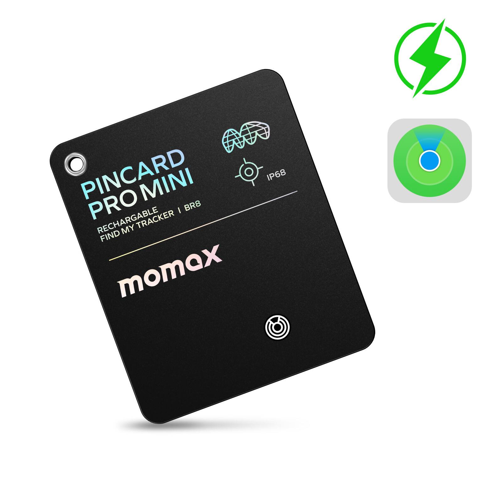 PINCARD MINI IP68 PRO RECHARGABLE TRACKER I BR8 MY FIND momex