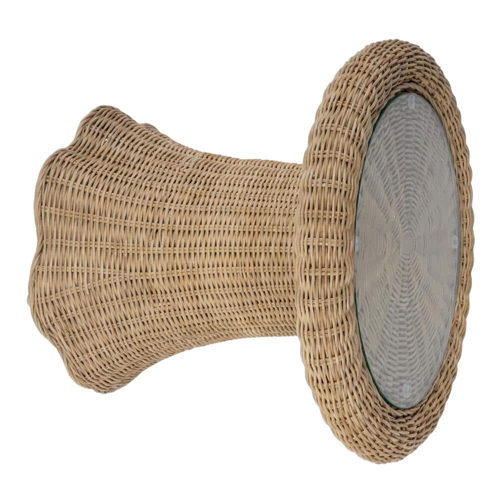 Butler Specialty - Flora Rattan Scalloped End table - Light Brown price history on PriceWatchPro