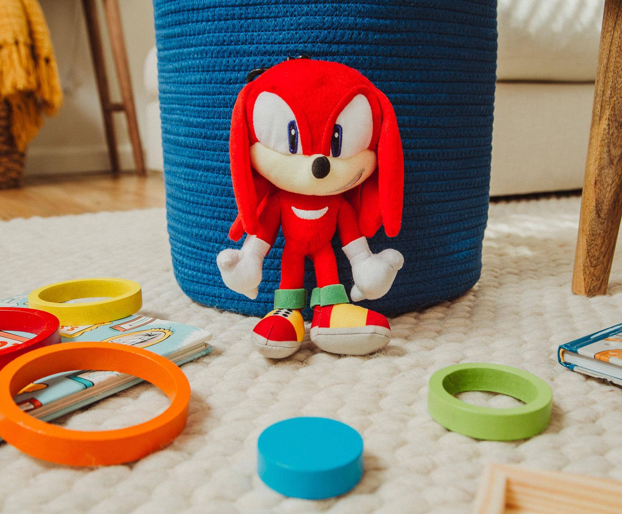 Alt View 4. Accessory Innovations Company - Sonic the Hedgehog 8-Inch Character Plush Toy | Knuckles the Echidna - Red.