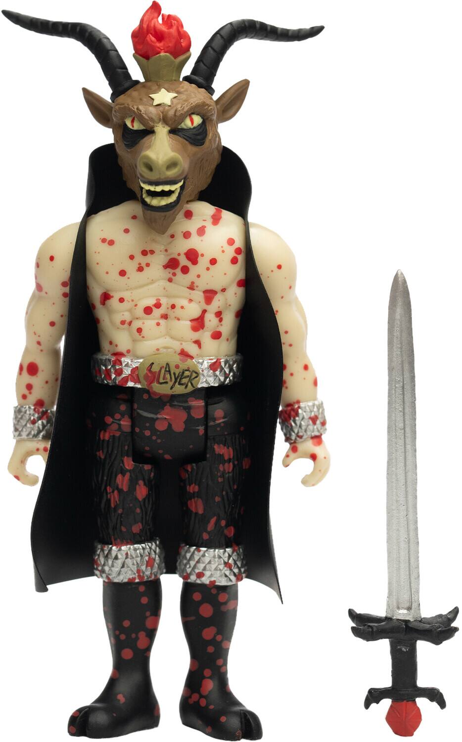 Alt View 4. Super7 - Slayer - Super7 - Slayer - ReAction Figures - Minotaur (Reign In Blood) (Exclusive)   - COLLECTIBLES - Multicolor.