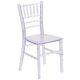 Flash Furniture - Child’s Resin Party and Event Chiavari Chair for Commercial & Residential Use - Clear