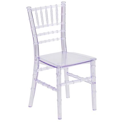 Flash Furniture - Child’s Resin Party and Event Chiavari Chair for Commercial & Residential Use - Clear