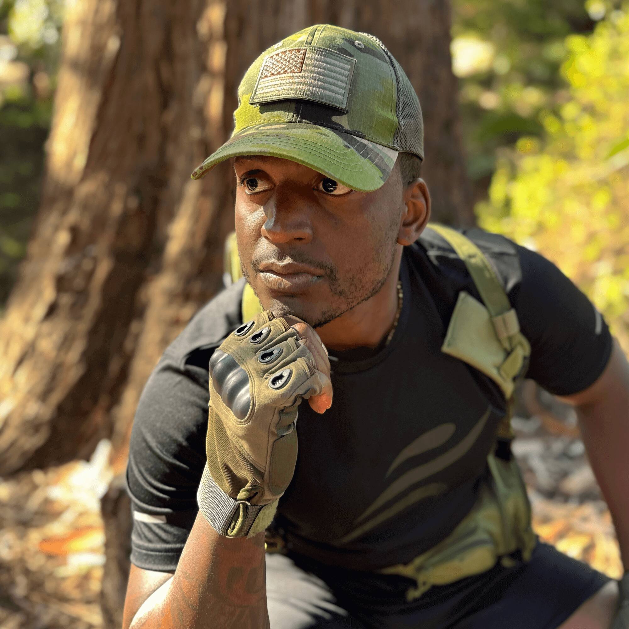 Alt View 8. JupiterGear - Tactical Military Fingerless Airsoft Gloves for Outdoor Sports, Paintball, and Motorcycling - Green.