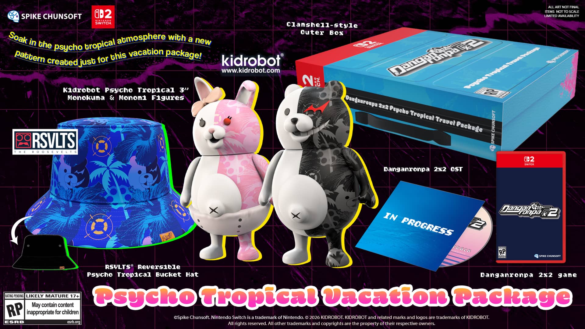 Danganronpa 2x2: Psycho Tropical Vacation Package - Nintendo Switch 2
