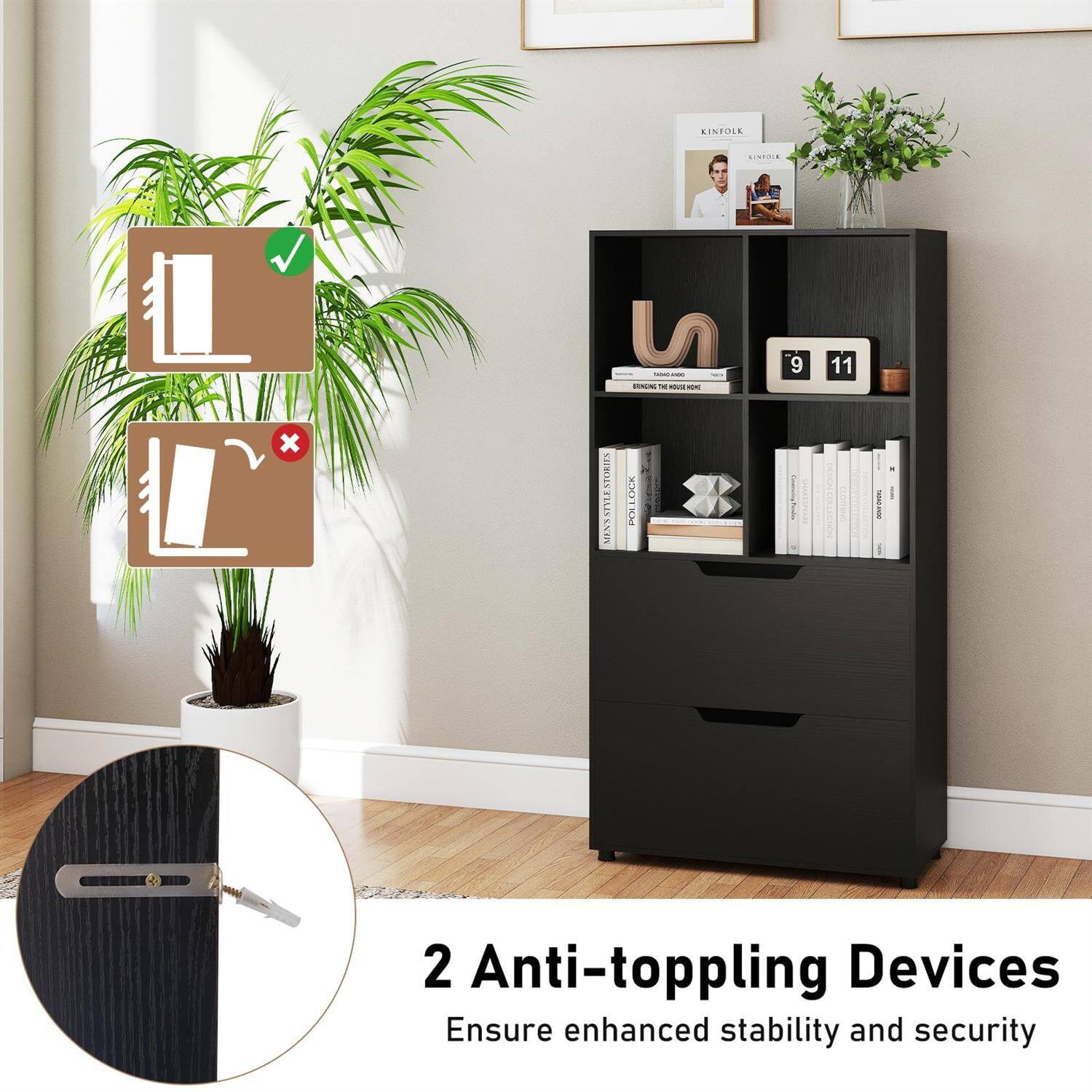 KINFOLK C.O. 1 x S - - - - - - I KHROAN 3 SHCTKKEN XXX I X E SNI 9 I 11 I SETIOO CTION I I I 2 Anti-toppling Devices Ensure enhanced stability and security

2 Anti-toppling Devices  
Ensure enhanced stability and security