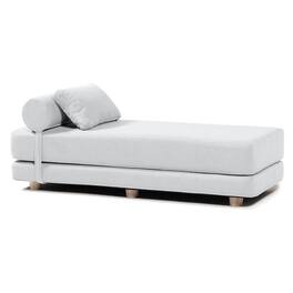 Jaxx - Avida Daybed Fold Out Queen Sleeper, Premium Boucle: - White