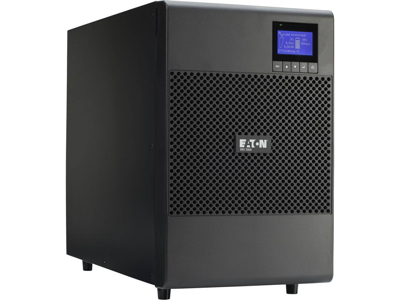 Load protected  
85%  
8.6kVA  
384min  
Efficiency: 92%  

ENC of EATON 5x2000
