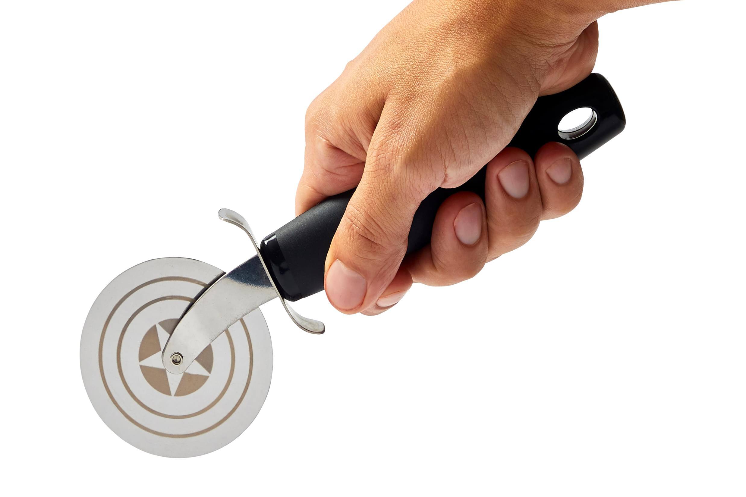 Alt View 10. Marvel - Marvel's Captain America Shield Pizza Cutter - Red/White.