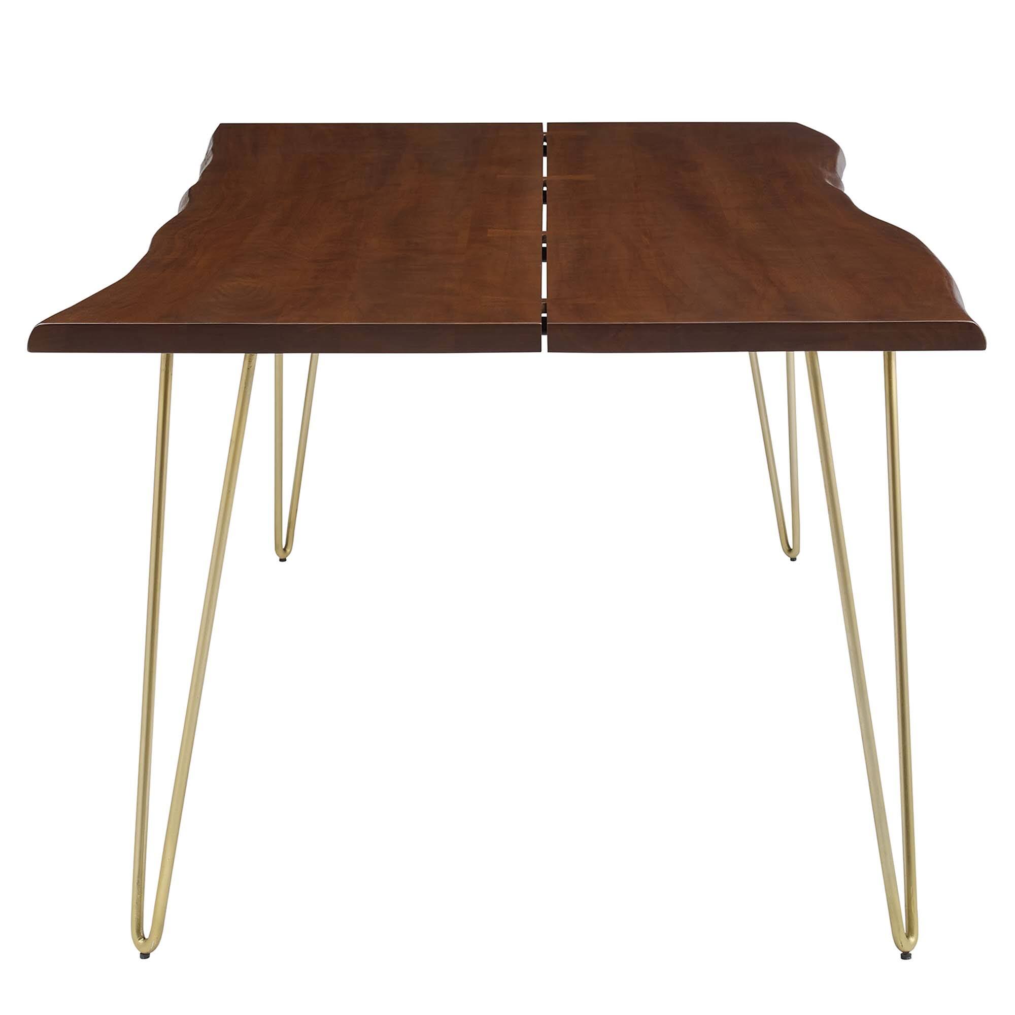 Back. Modway - Ardor 96" Live Edge Acacia Wood Acacia Wood Dining Table - Brown.