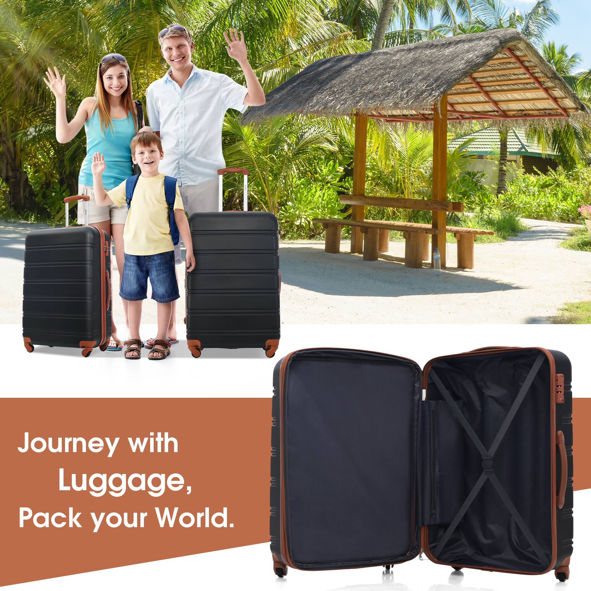 Journey with Luggage, Pack your World.