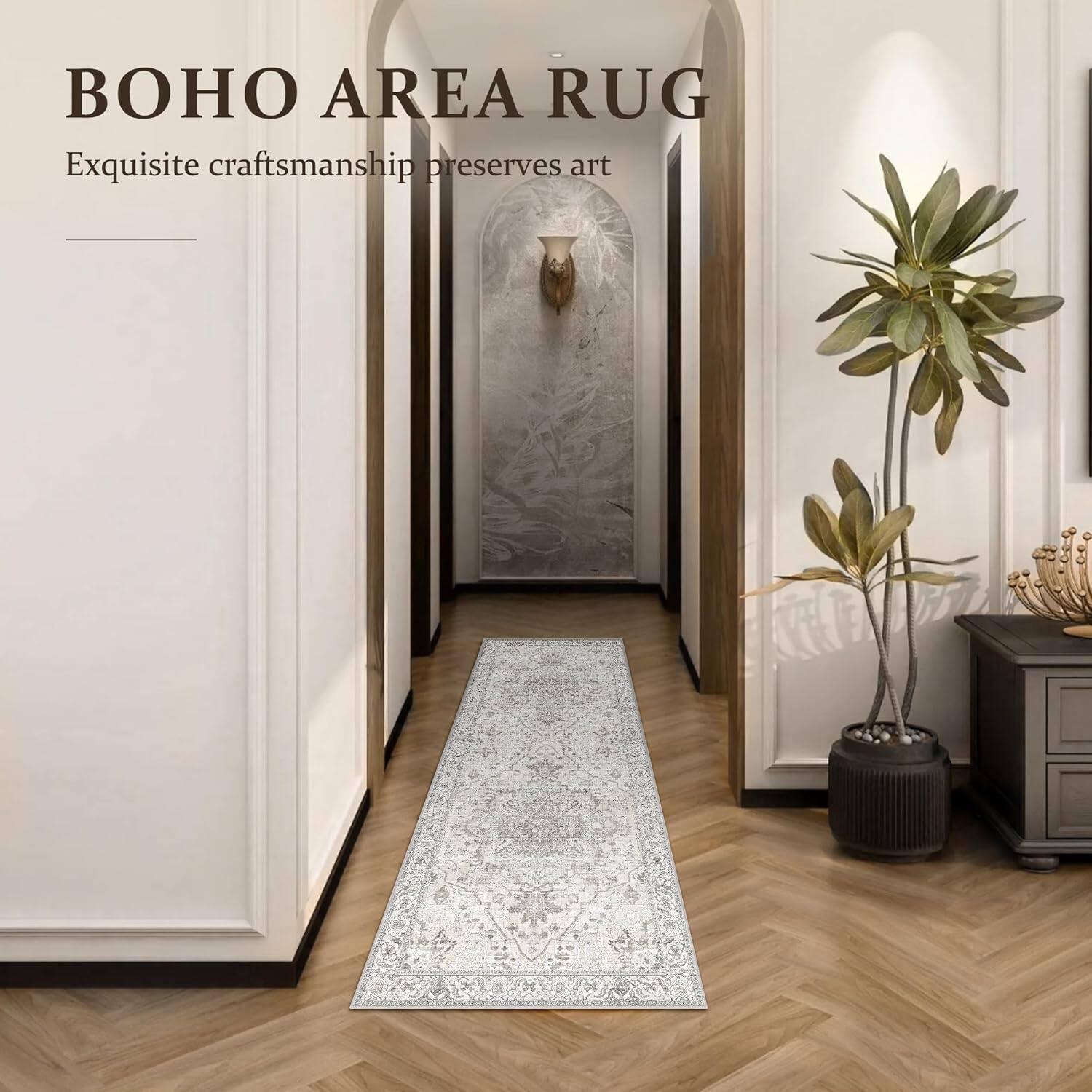 BOHO AREA RUG  
Exquisite craftsmanship preserves art