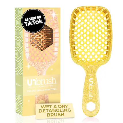 SEEN ON AS TikTok FH Unbrush UNKNOT UNDO UNTANGLE ALL HAIR TYPES FOR USE ON WET & DRY DETANGLING BRUSH B0 brush