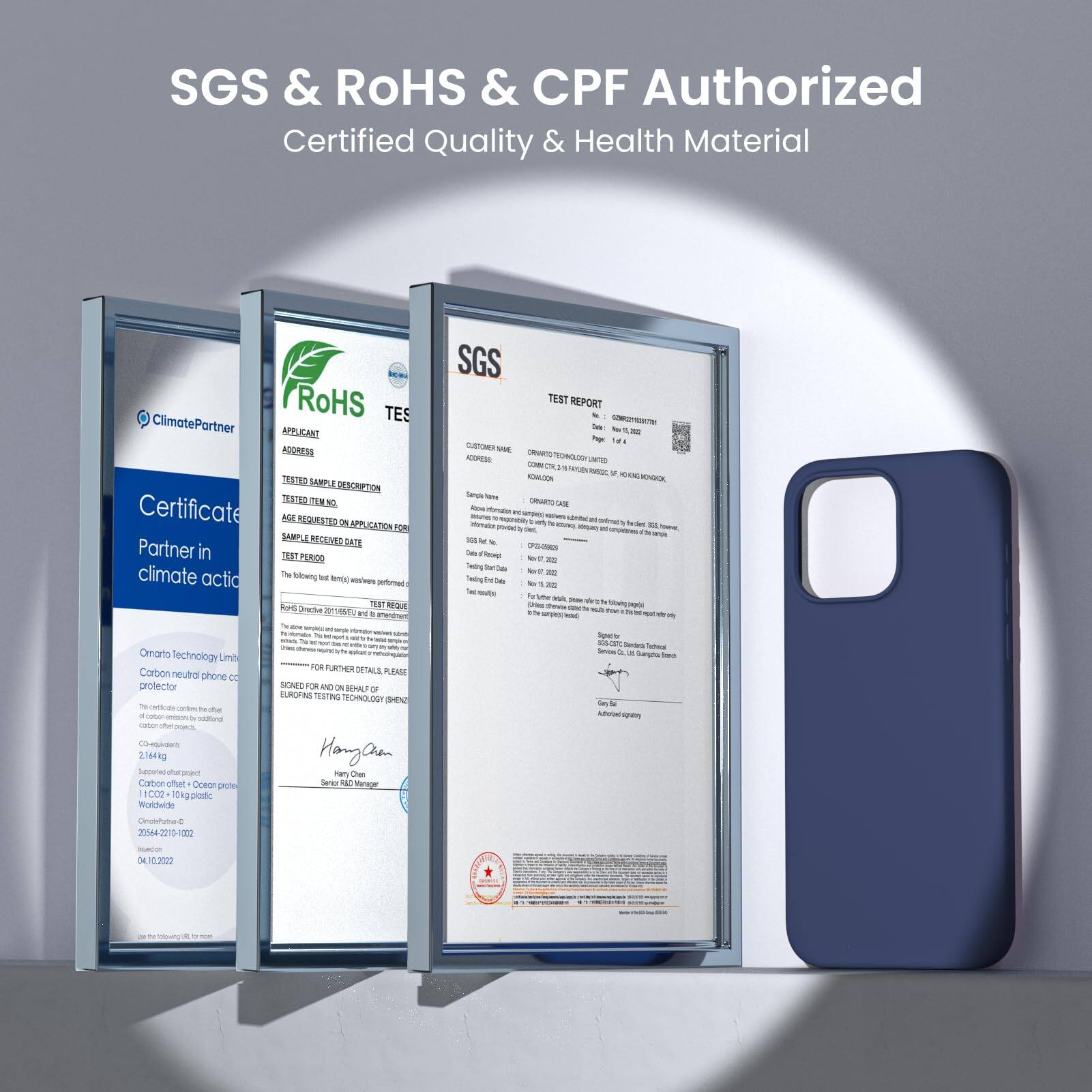 SGS & RoHS & CPF Authorized
Certified Quality & Health Material

ClimatePartner
Certificate
Partner in climate action
Omnarto Technology Limited
Carbon neutral phone protector
2.14kg
1164g
10pcs
Worldwide
04.10.2022

RoHS TES
APPLICANT ADDRESS
TESTED SAMPLE DESCRIPTION
SAMPLE RECEIVED ON APPLICATION FOR TEST REQUEST
TEST REQUEST
TEST PERIOD
FOR FURTHER DETAILS PLEASE

SGS TEST REPORT
CUSTOMER NAME
CONTRACT NO
CONTRACT NO
SAMPLE NO
SAMPLE NAME
TEST REQUEST NO
TEST REQUEST DATE
TEST DATE
TEST RESULT
SPECIFICATION
SPECIFICATION
SPECIFICATION
SPECIFICATION
SPECIFICATION
SPECIFICATION
SPECIFICATION
SPECIFICATION
SPECIFICATION
SPECIFICATION
SPECIFICATION
SPECIFICATION
SPECIFICATION
SPECIFICATION
SPECIFICATION
SPECIFICATION
SPECIFICATION
SPECIFICATION
SPECIFICATION
SPECIFICATION
SPECIFICATION
SPECIFICATION
SPECIFICATION
SPECIFICATION
SPECIFICATION
SPECIFICATION
SPECIFICATION
SPECIFICATION
SPECIFICATION
SPECIFICATION
SPECIFICATION
SPECIFICATION
SPECIFICATION
SPECIFICATION
SPECIFICATION
SPECIFICATION
SPECIFICATION
SPECIFICATION
SPECIFICATION
SPECIFICATION
SPECIFICATION
SPECIFICATION
SPECIFICATION
SPECIFICATION
SPECIFICATION
SP