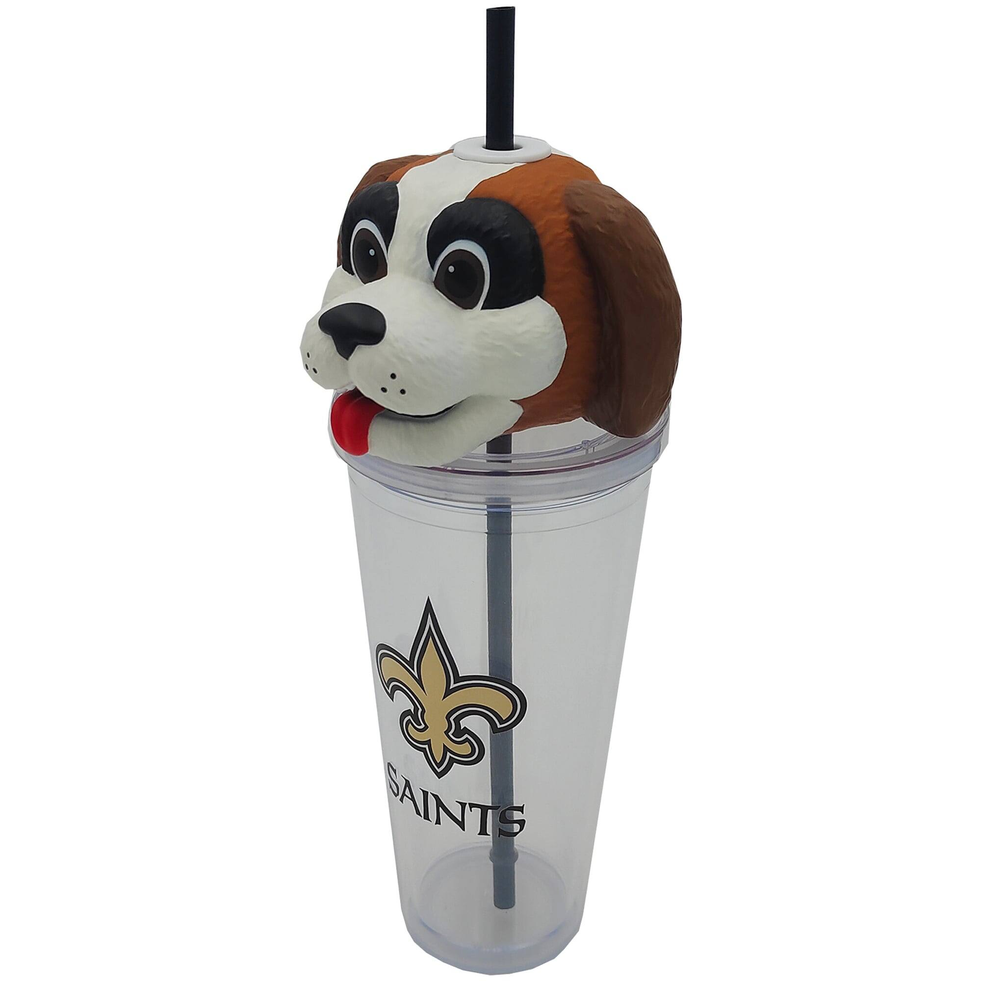 Alt View 1. Pegasus - New Orleans Saints Mascot Lid 24oz. Sipper Cup - Multicolor.