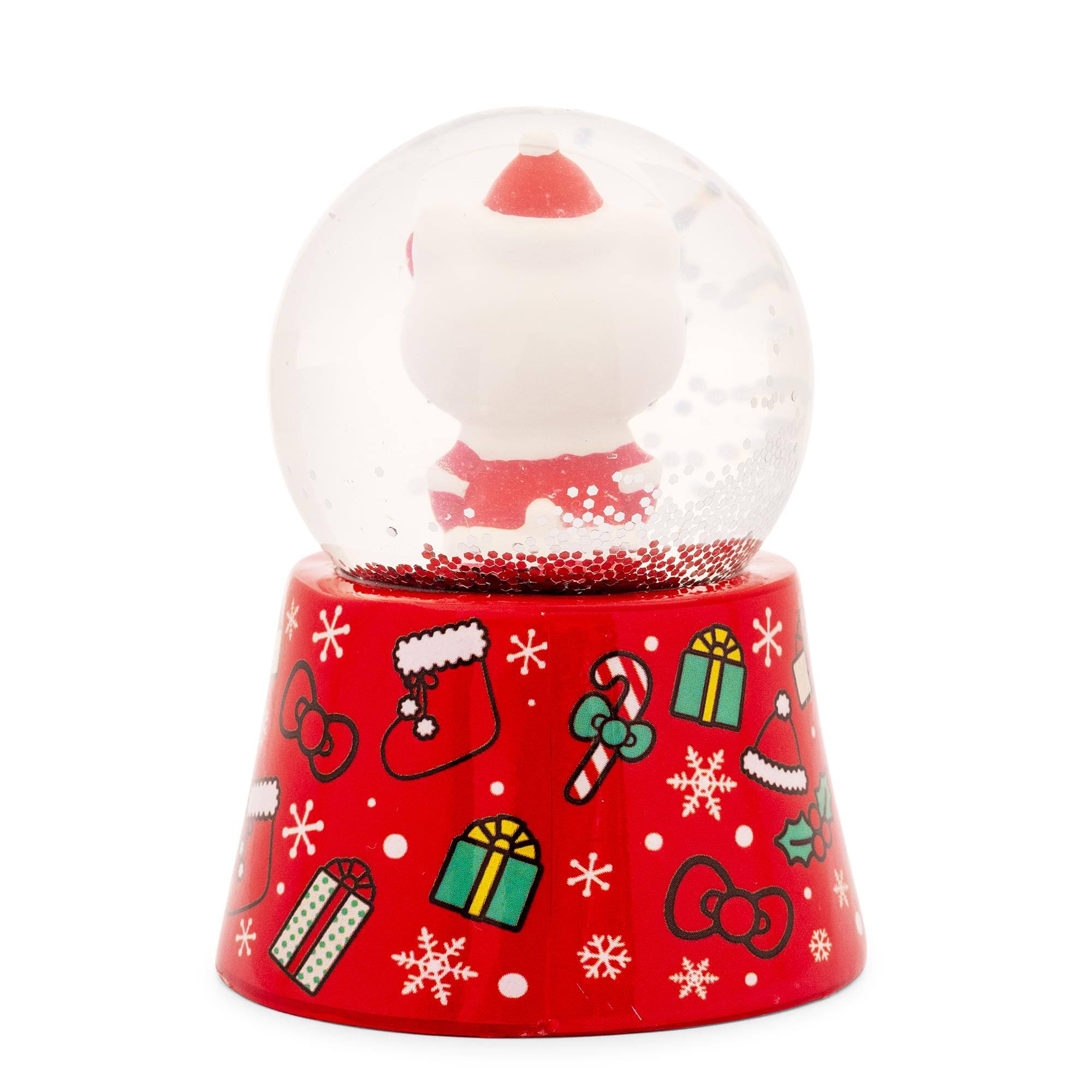Alt View 10. Silver Buffalo - Sanrio Hello Kitty Holiday 3-Inch Mini Light-Up Snow Globe - Red.