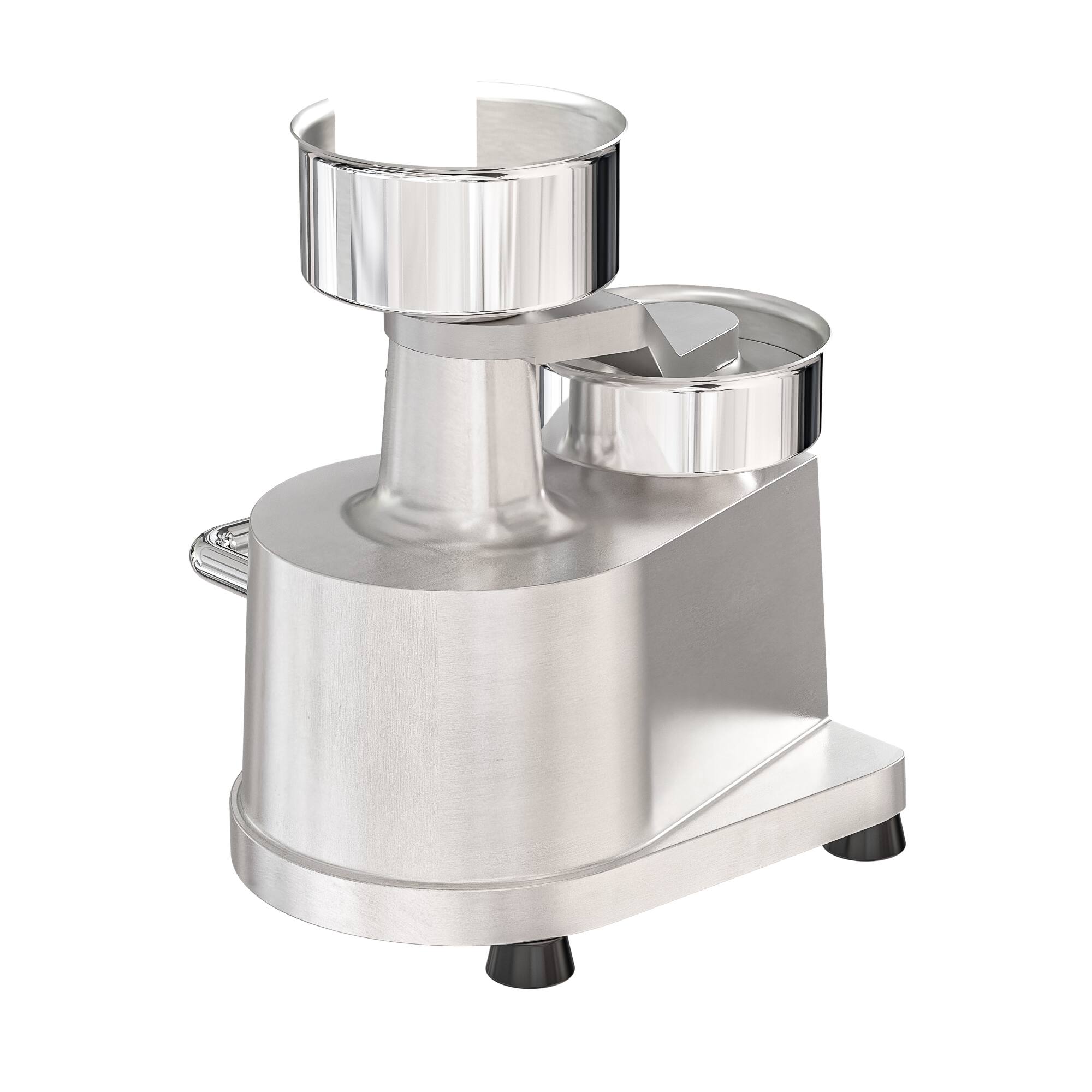 Back. Koolmore - 4 in. Heavy-Duty Hamburger Patty Molding Press with Handle, CHM-4. - Stainless Steel.