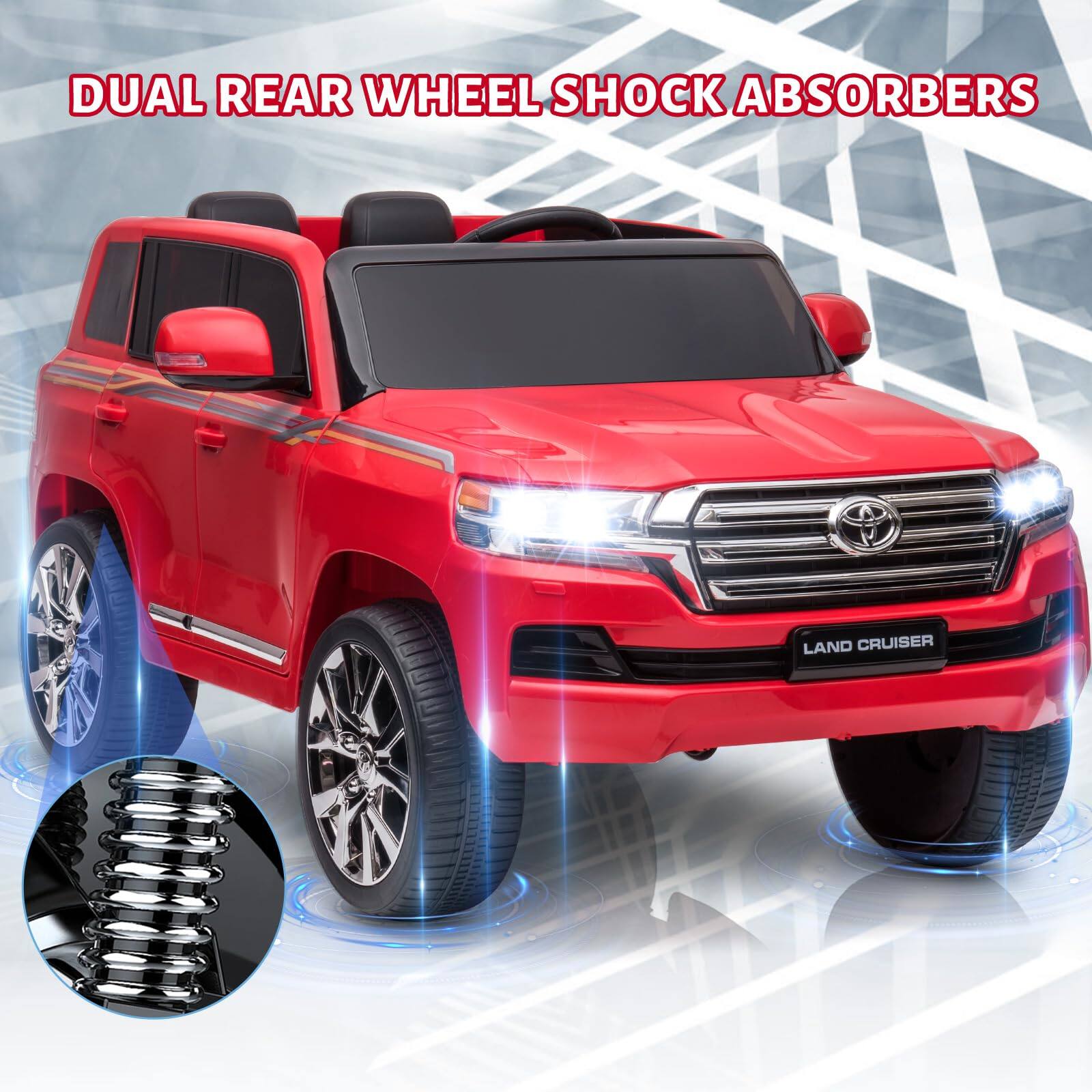 DUAL REAR WHEEL SHOCK ABSORBERS  
LAND CRUISER