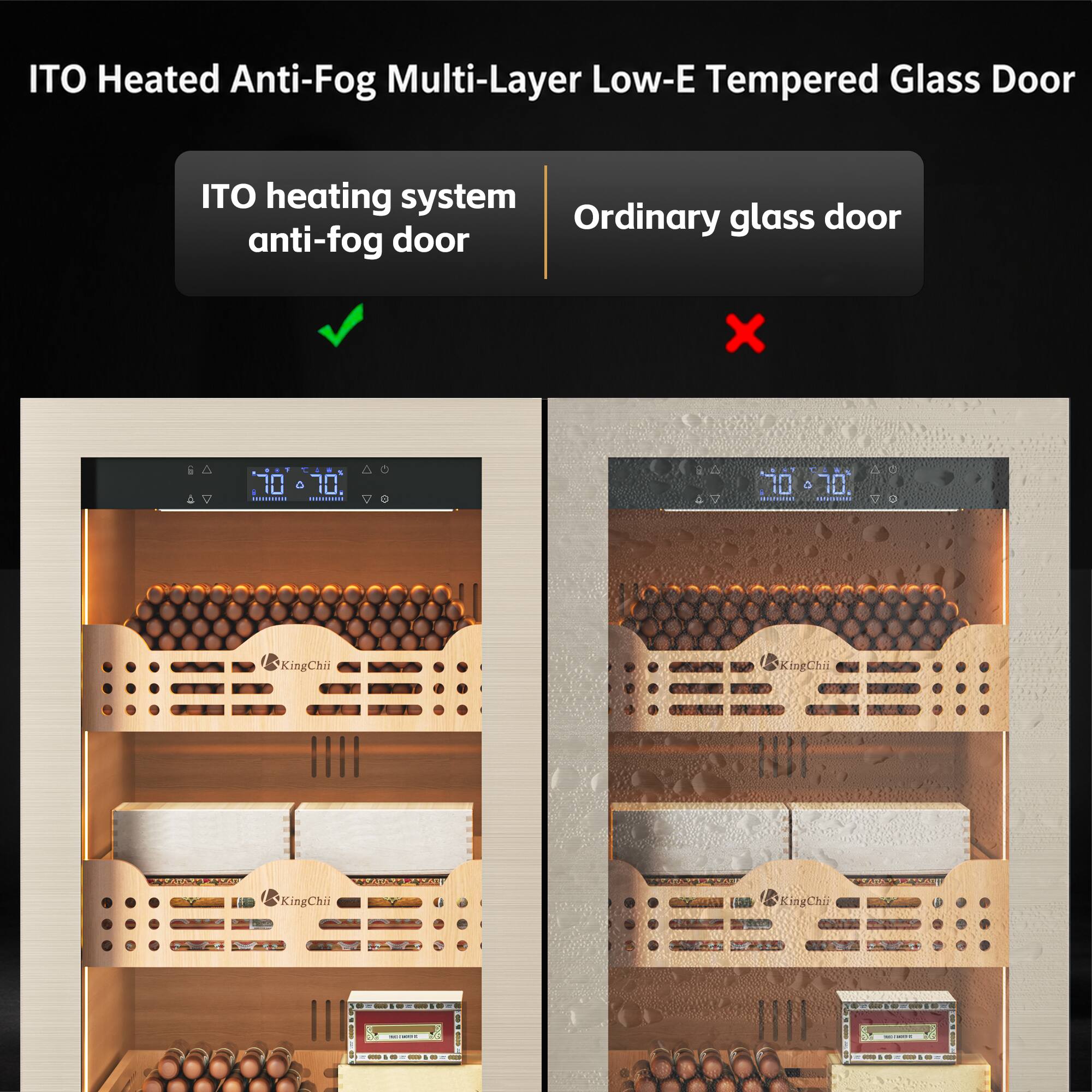 ITO Heated Anti-Fog Multi-Layer Low-E Tempered Glass Door

ITO heating system anti-fog door
Ordinary glass door

087 - UI -
----------------------------
70   - 100000 TO

KingChii
KingChii
WWW.DLANT
KingChii
KingChii
CHICKE
INAQ- MOCK &
