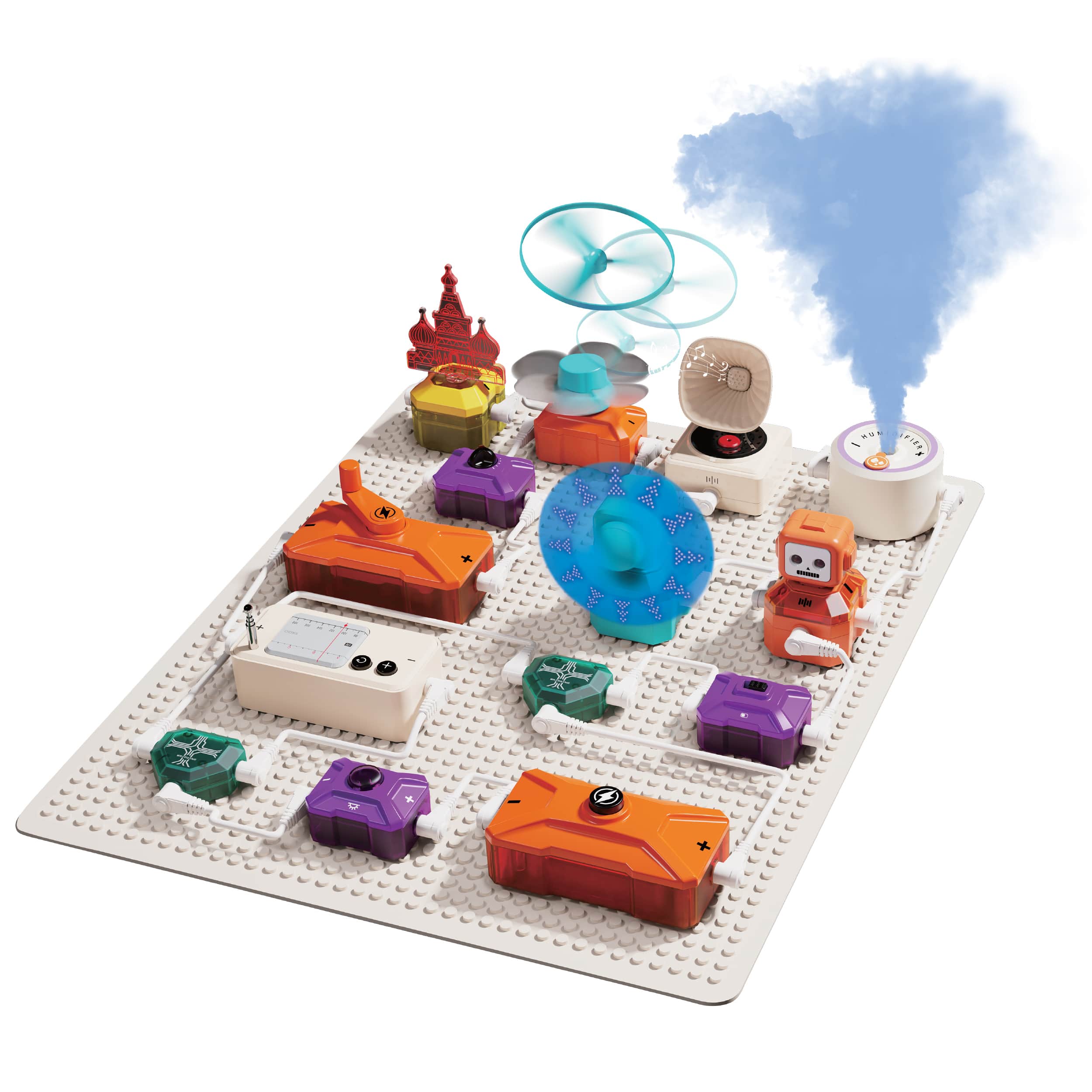 Contixo - ST36 Science Circuit Block Set, STEM Electronic Building Kit, Hands-On Learning Circuit Blocks