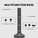 MULTIFUNCTION BASE
Charging Dock
Volume Boost
AUX
OPT
Passsthrough to Soundbar
AUX
OPT
HDMI
TV Input Options