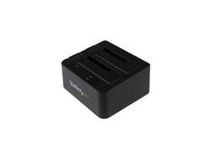 Front. StarTech.com - StarTech.com SDOCK2U313 USB 3.1 Dual-Bay SATA Dock for 2.5"/3.5" SSD/HDDs.