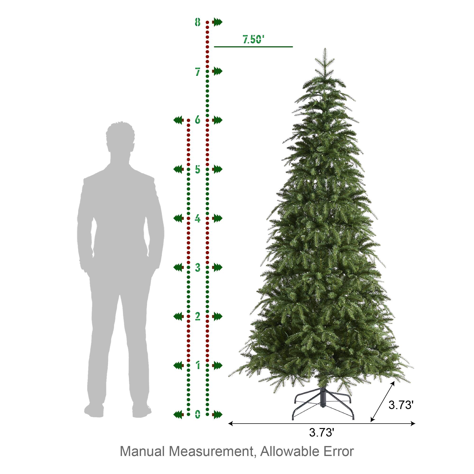 7.50'
7
6
5
4
3
2
1
3.73'
3.73' Manual Measurement, Allowable Error
