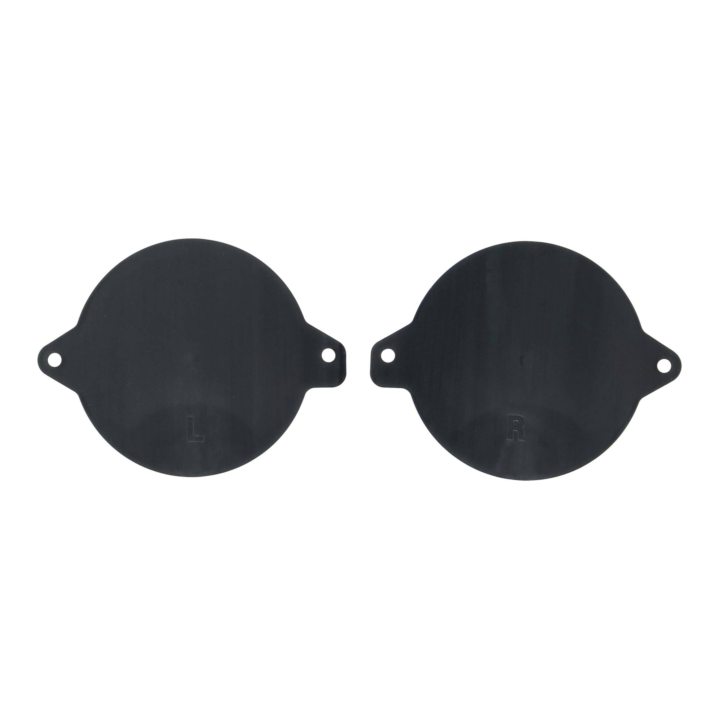 Back. Metra - Premium Speaker Adapter Plate for Select Audi 2018-2024 Vehicles (2-Pack) - Black.