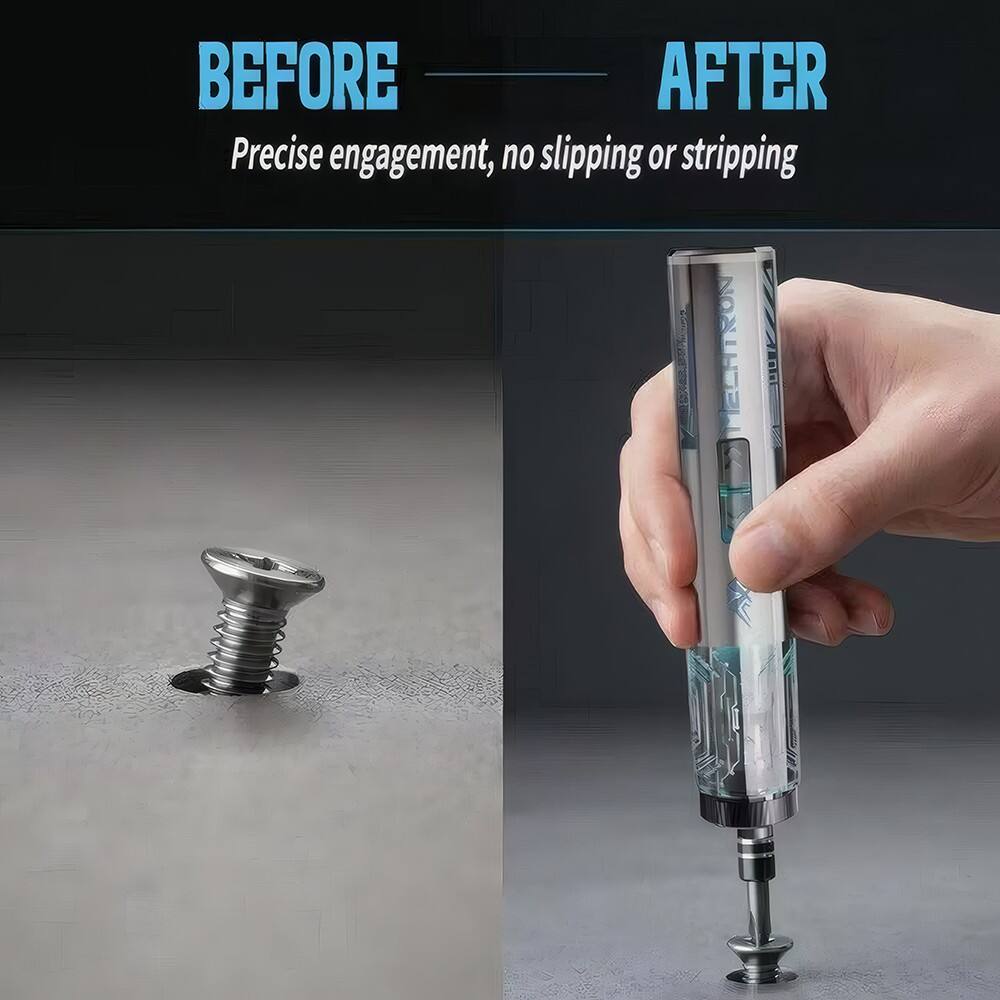 BEFORE  
AFTER  
Precise engagement, no slipping or stripping