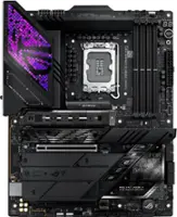 ASUS - ROG STRIX Z890-E GAMING WIFI (Socket LGA 1851) Intel Z890 ATX DDR5 Wi-Fi 7 Motherboard - Black - Front_Zoom