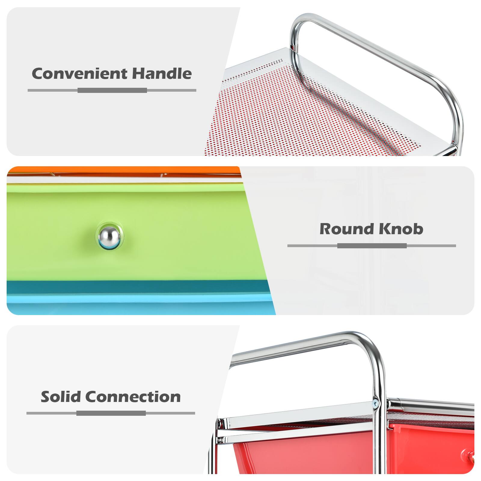 Convenient Handle, Round Knob, Solid Connection