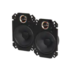 Front. Infinity - INFINITY KAPPA 463XF 4” x 6” two-way car audio plate multi-element speaker / No Grill - Black.
