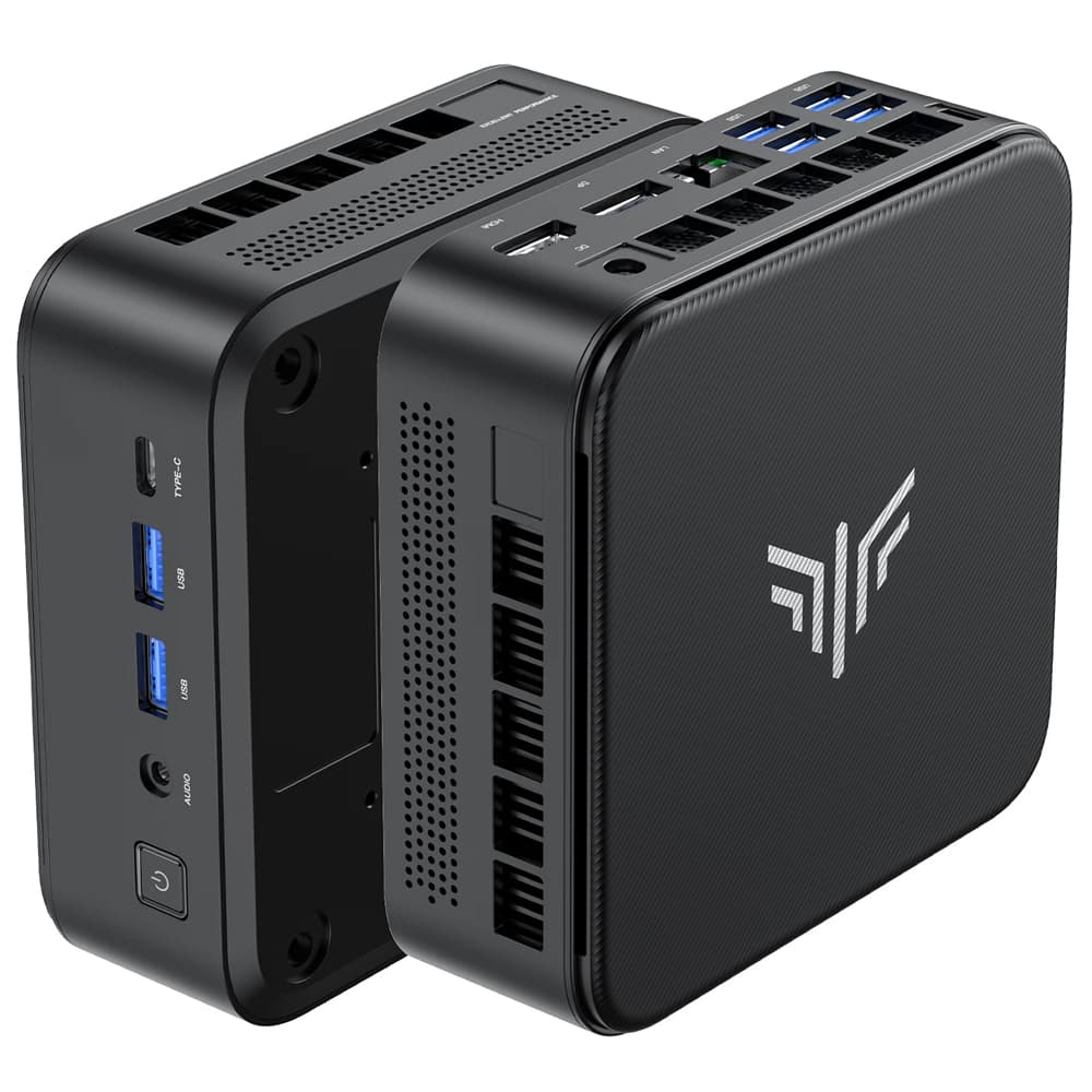 Kamrui - E3B Mini PC - AMD Ryzen V2748 (up to 4.3GHz) 16GB DDR4 512GB SSD Win 11 Pro 4K Display WiFi6 BT5