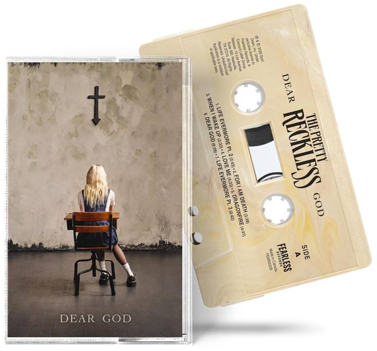 The Pretty Reckless - Dear God    (Cappuccino Swirl Cassette)   - CASSETTES