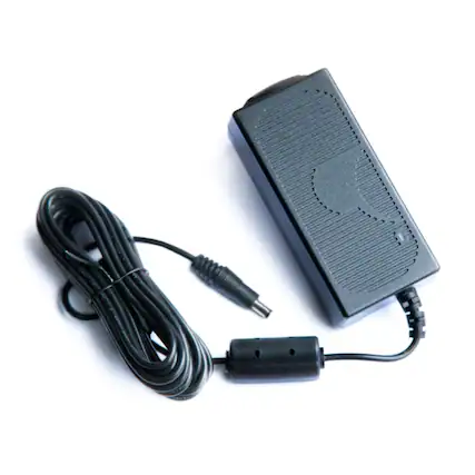 Front. Saris - Smart Trainer Replacement Power Supply Cord - Black.