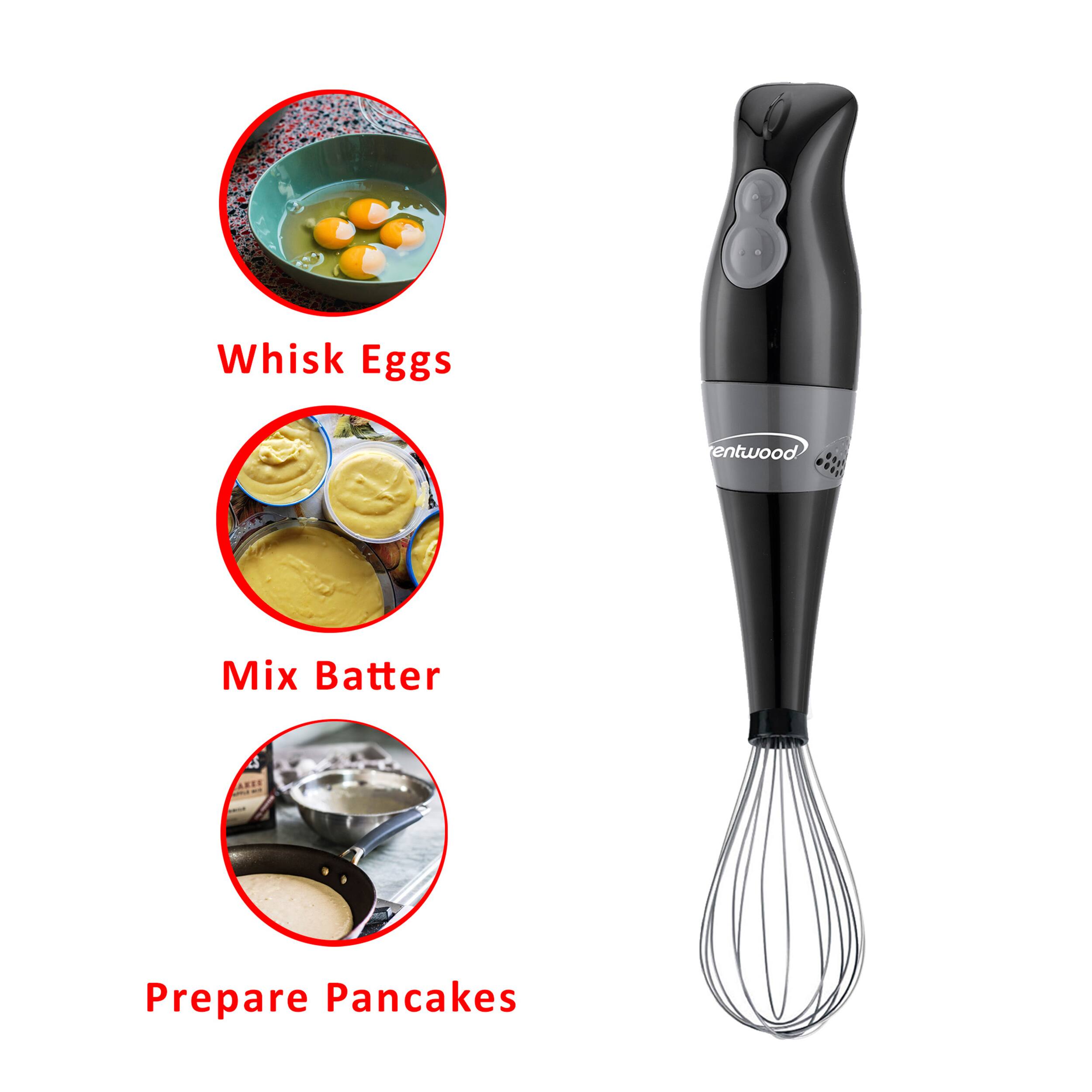 Whisk Eggs, Mix Batter, Prepare Pancakes