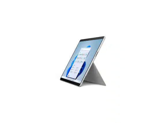 Front. Microsoft - Microsoft VYW-00001 Surface Pro 9 13" QHD Touchscreen i5-1235U 2.5GHz - 8 GB - 256GB SSD - Platinum - Platinum.