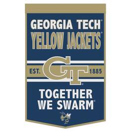 WinCraft - Georgia Tech Yellow Jackets 24" x 38" Primary Logo Banner - Multicolor