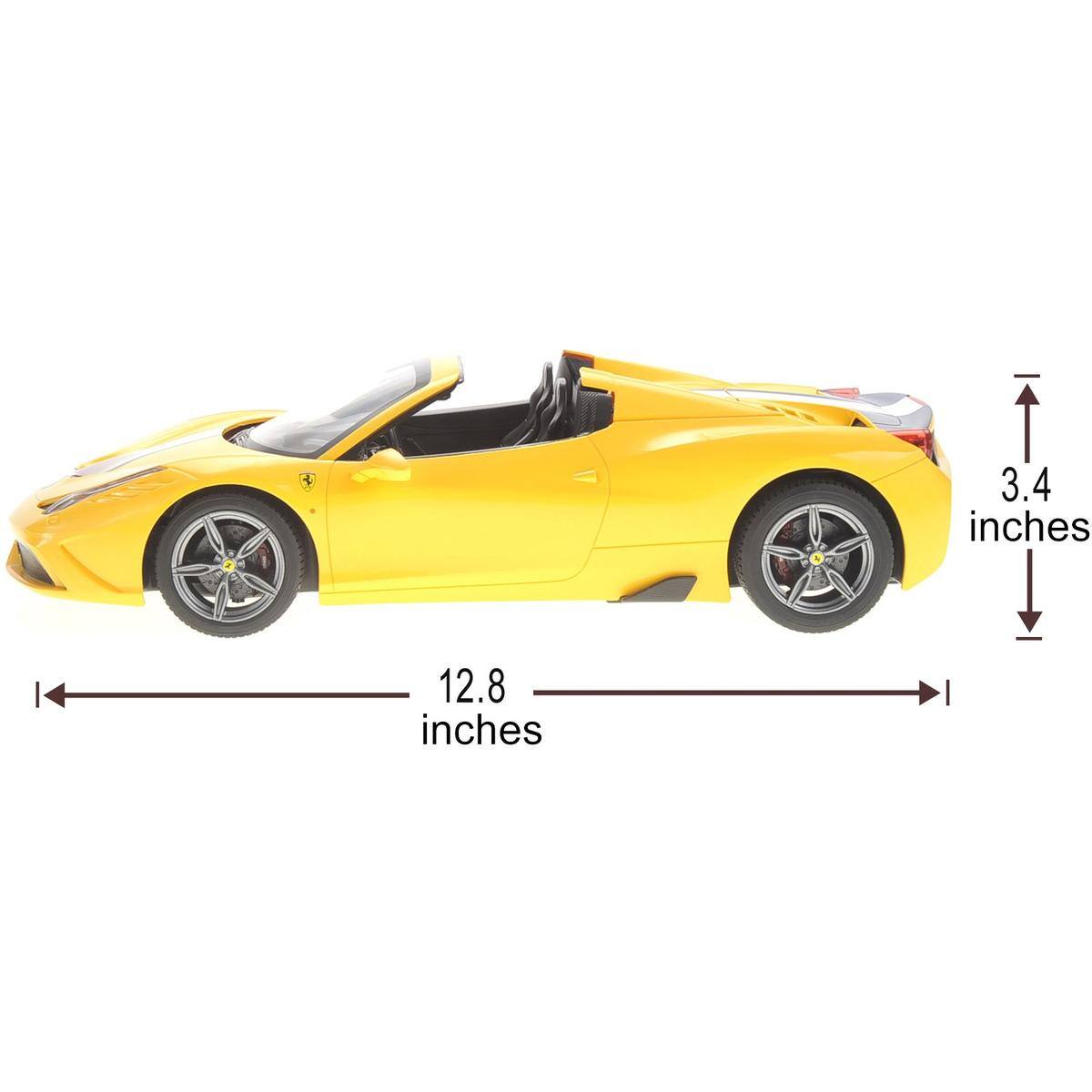 3.4 inches  
12.8 inches