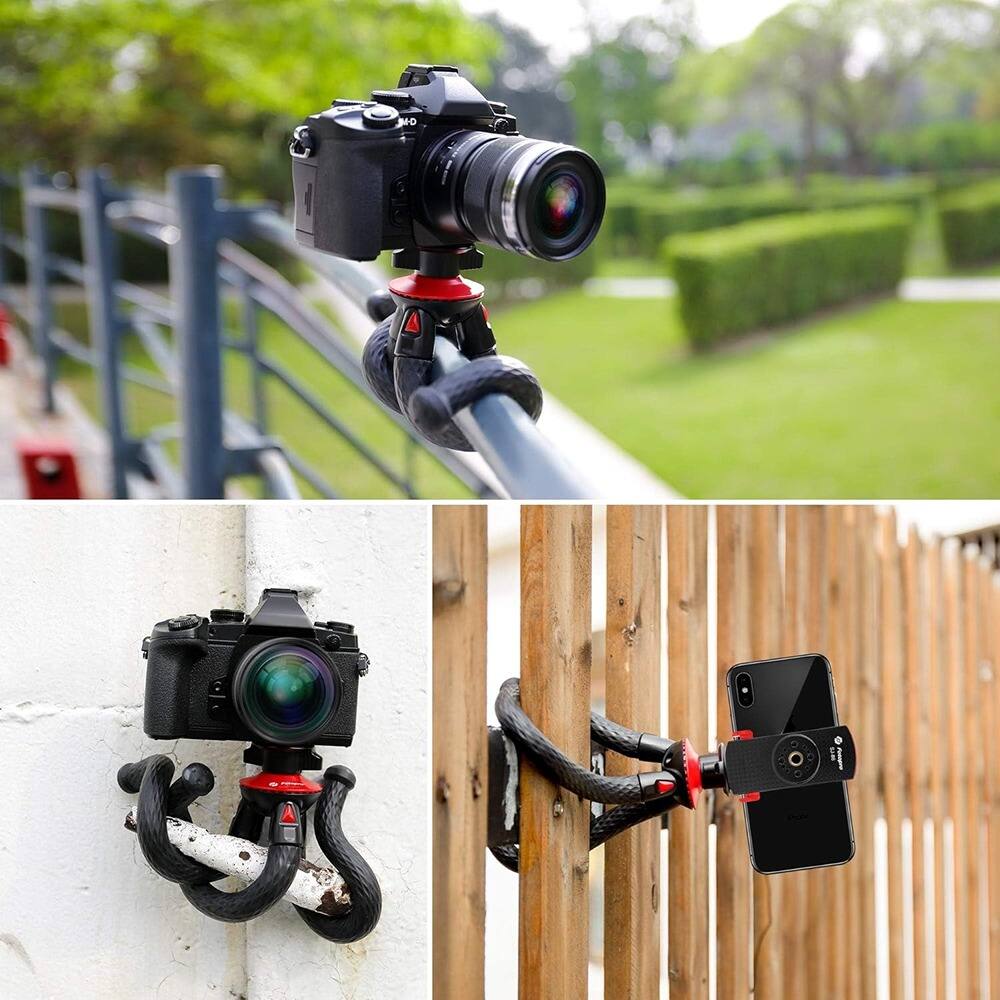 Alt View 1. Schertz - Flexible Mini Tripod for Phone & Camera – Bendable Stand for iPhone, Vlogging & Travel Video.