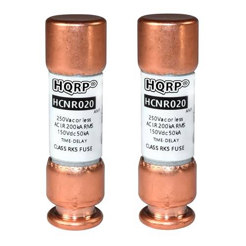HQRP - 20 Amp 250 V RK5 Dual-Element Time-Delay Fuse 2-Pack - Replacement for Bussmann BP/FRN-R-20 price history on PriceWatchPro