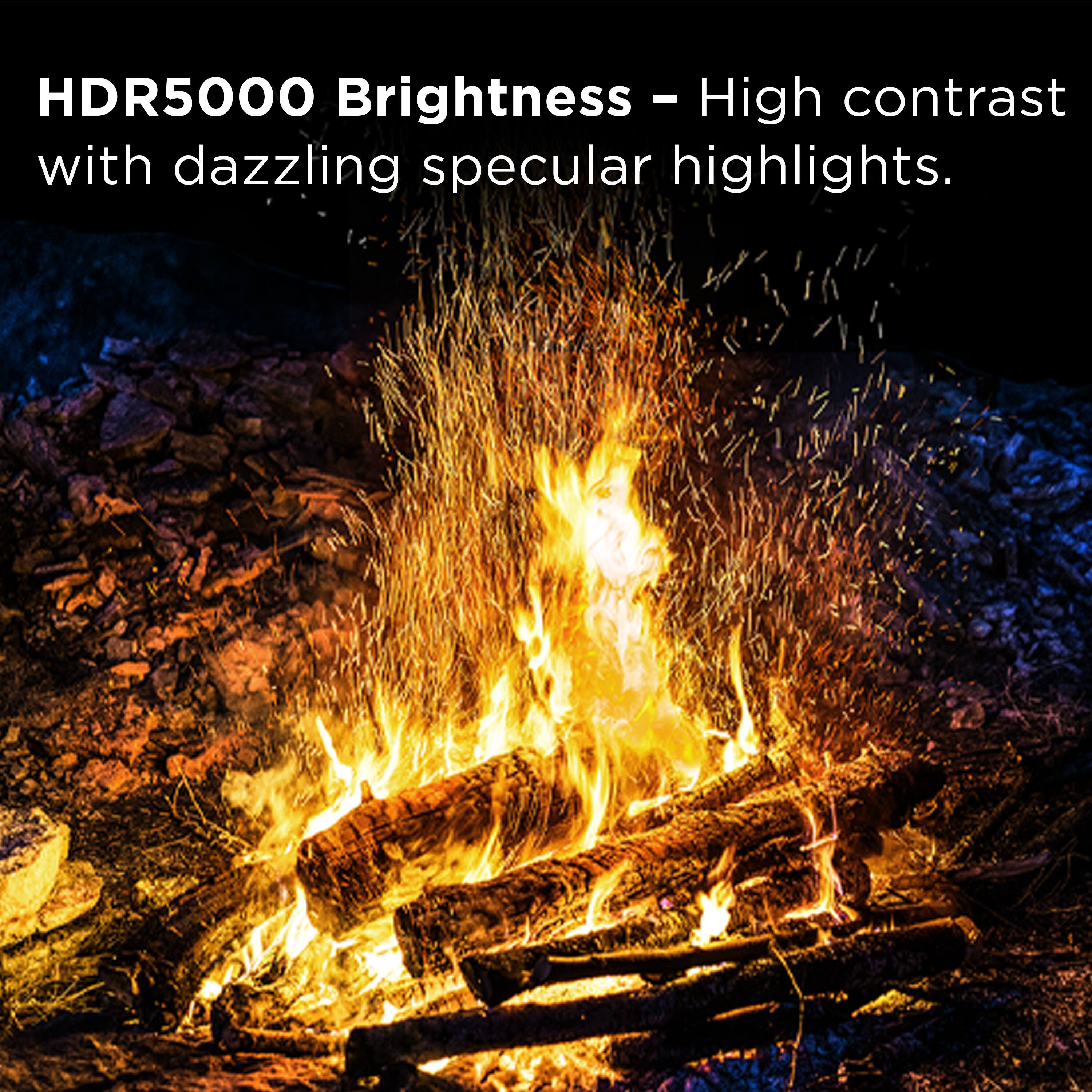 HDR5000 Brightness - High contrast with dazzling specular highlights.