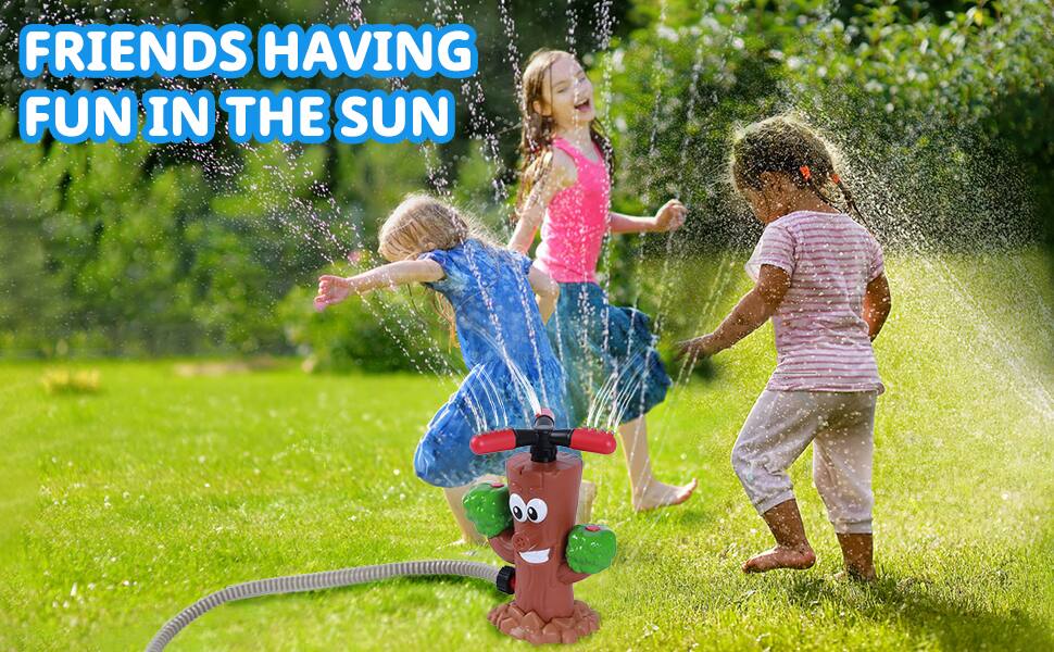 FRIENDS HAVING FUN IN THE SUN