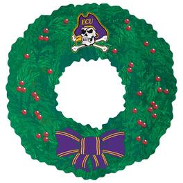 Fan Creations - ECU Pirates 16'' Team Wreath Sign - Green