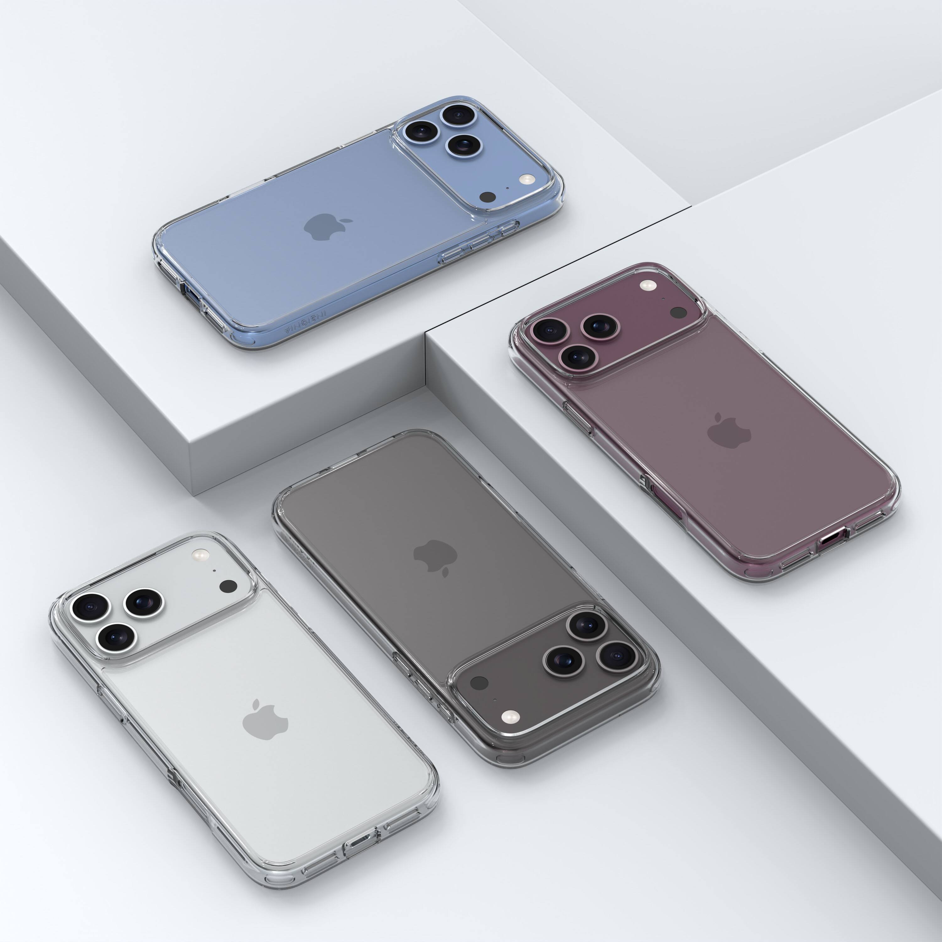 Alt View 3. Insignia™ - Hard-Shell Case for Apple iPhone 18 Pro Max/17 Pro Max - Clear.