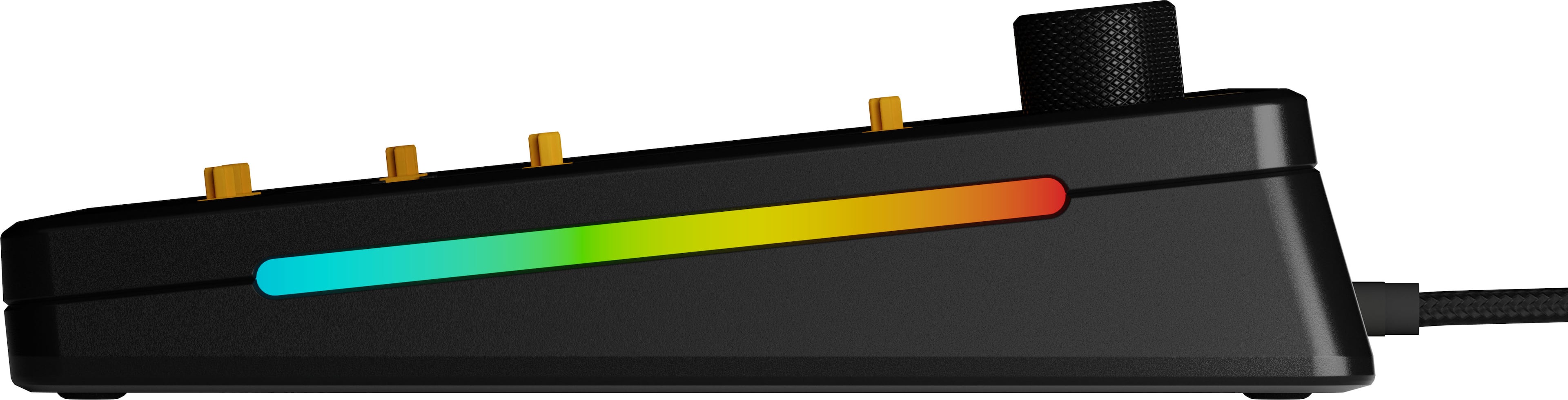 Alt View 17. Glorious - GMMK 3 PRO 75% Barebones Wired Mechanical Linear Switch Gaming Keyboard with Hot-swappable Switches - Black.