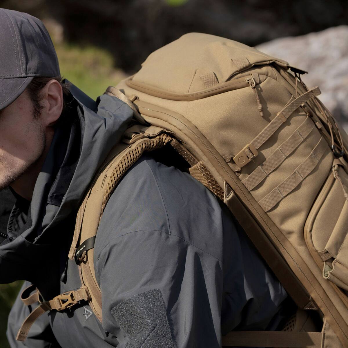 Alt View 5. PGYTECH - PGYTECH OneMo Tactical Backpack - 25L, Dark Night Camo.